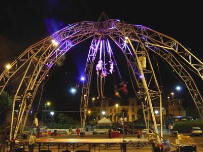 Circo da Madrugada - filage, nuit du 15 au 16 juillet 2006