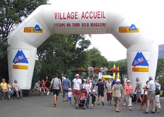Village de l'Etape du Tour Vélo Magazine, Gap 2006