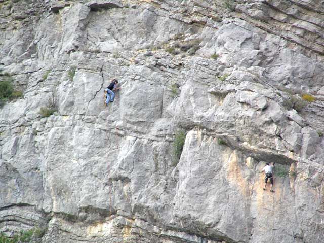 Ecole d’escalade à La Roche des Arnauds (Hautes-Alpes)