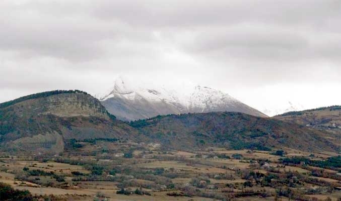 Limite pluie / neige à mi-pente de la Petite Autane (2 519 m)