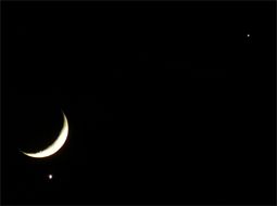 Lune + Vénus + Jupiter, 01/12/2008