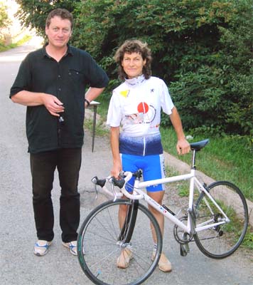 François-Olivier Chartier et Jeannie Longo, 11e Défi du Noyer