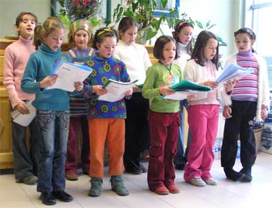 Les Petits chanteurs de Gap au foyer Bellevue, concert de Noël 2006