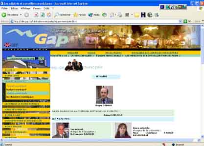 Site web ville de Gap version 2007