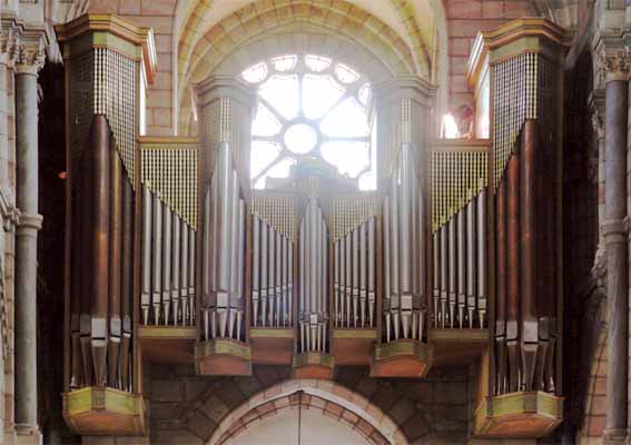 Grand orgue Jean Dunand de la cathédrale de Gap (Hautes-Alpes)