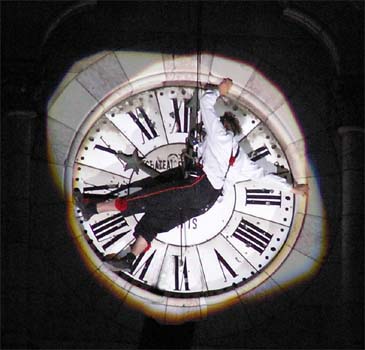 Lzards Bleus clock
