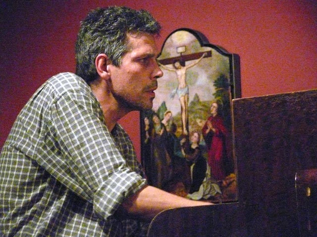 Bernard Galland, pianiste, récital Schubert au Musée départemental (2008)