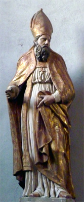 statue de Saint Arnoux, cathdrale de Gap