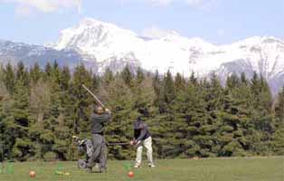 Practice du golf de Gap-Bayard, dbut avril 2007