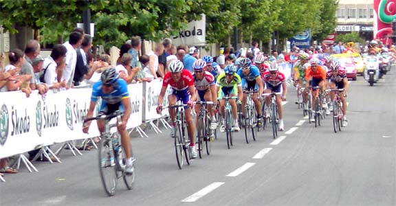 Tour de France, arrive tape Montlimar-Gap, 16/07/2006