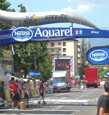 Tour de France 2006, prparatifs de l'arrive  Gap